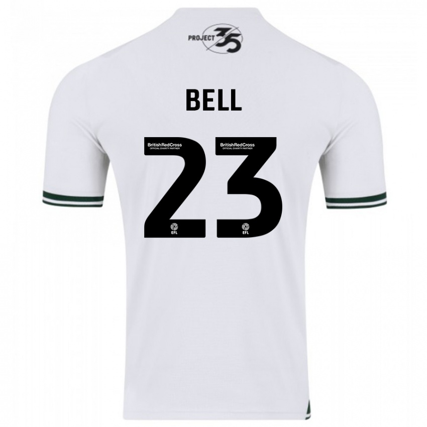 Kinderen Katelyn Bell #23 Wit Uitshirt Uittenue 2023/24 T-Shirt België