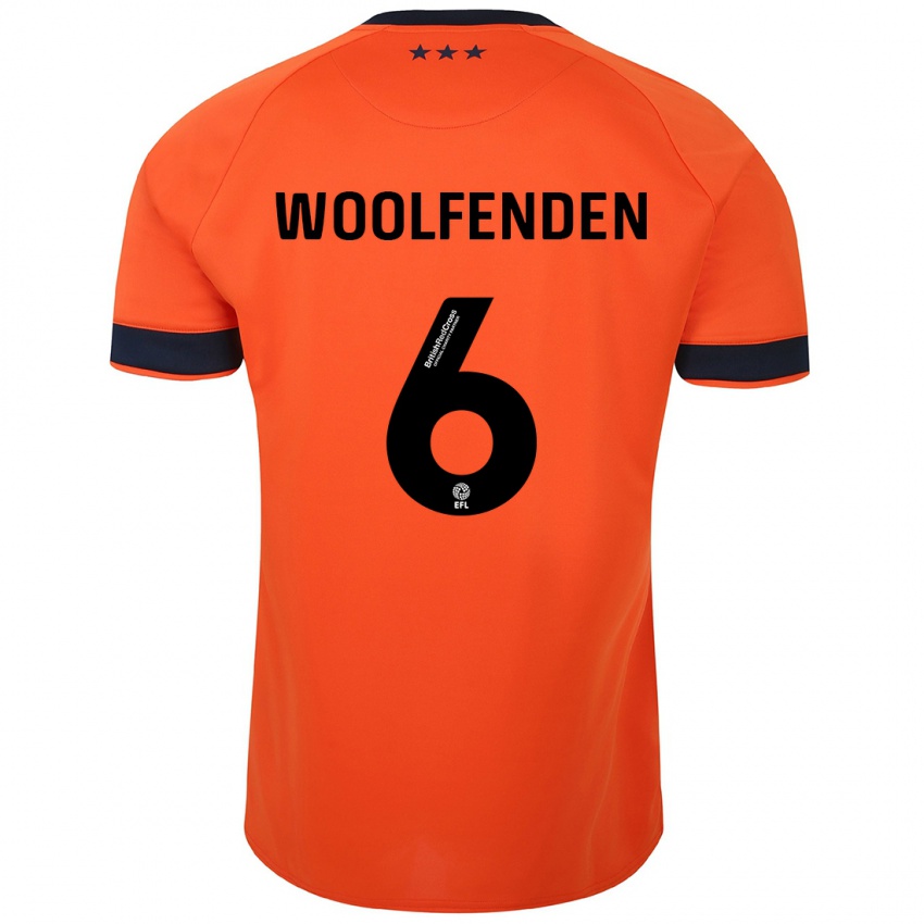 Kinderen Luke Woolfenden #6 Oranje Uitshirt Uittenue 2023/24 T-Shirt België