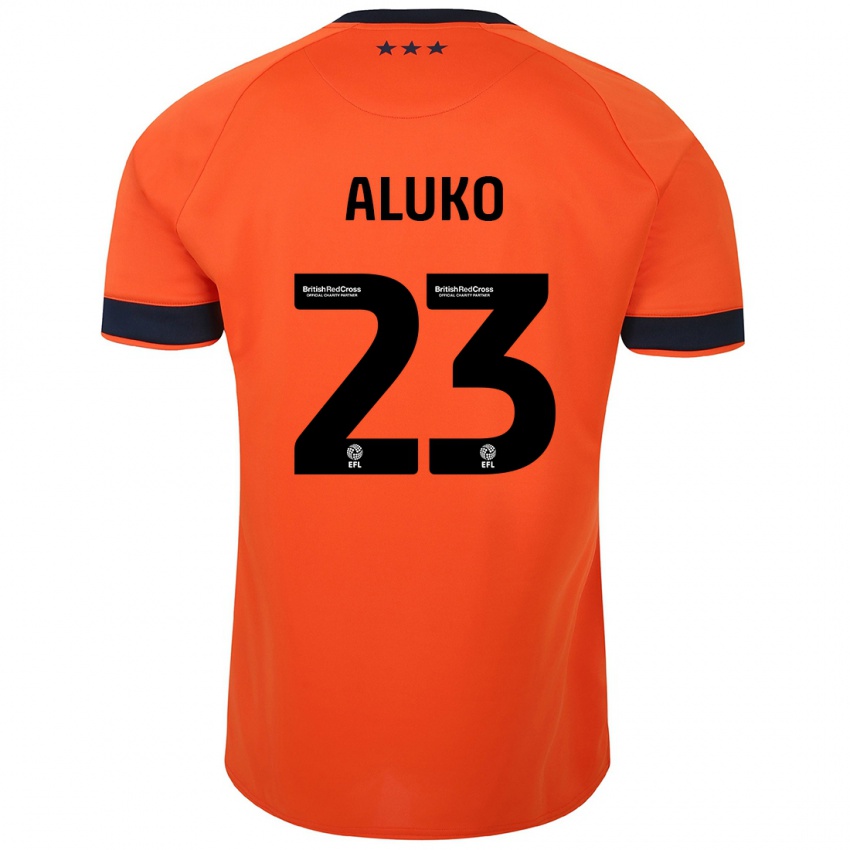 Kinderen Sone Aluko #23 Oranje Uitshirt Uittenue 2023/24 T-Shirt België