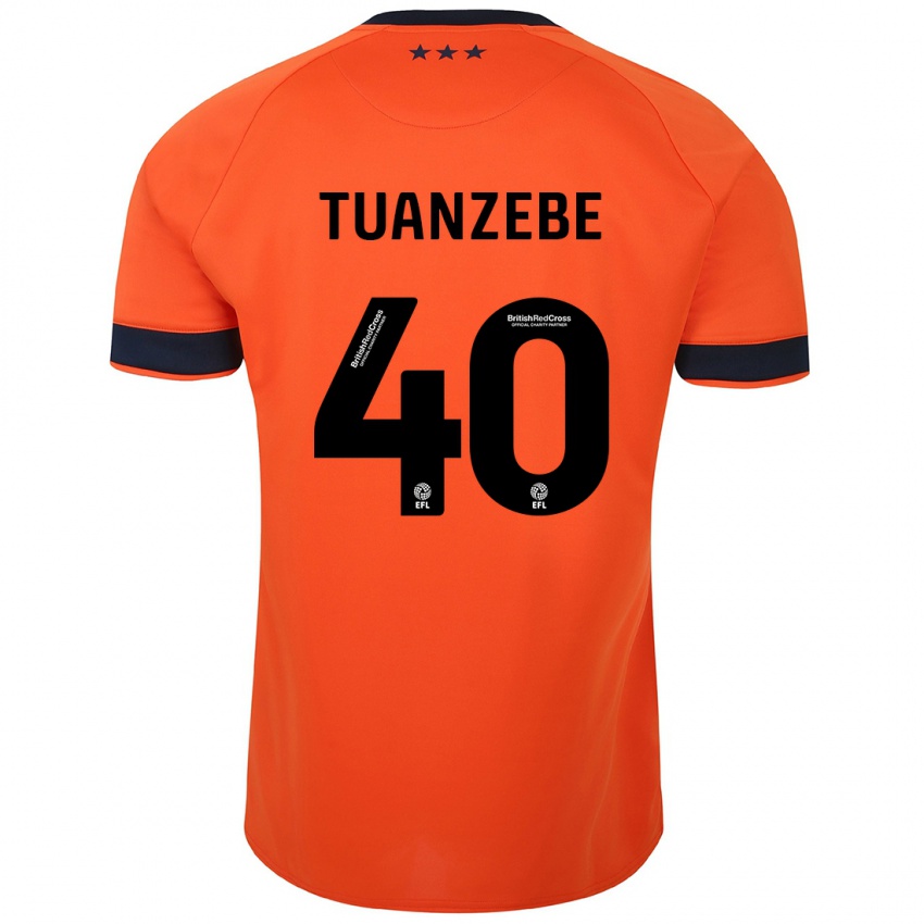 Kinderen Axel Tuanzebe #40 Oranje Uitshirt Uittenue 2023/24 T-Shirt België