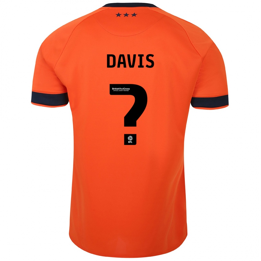 Kinderen Oli Davis #0 Oranje Uitshirt Uittenue 2023/24 T-Shirt België