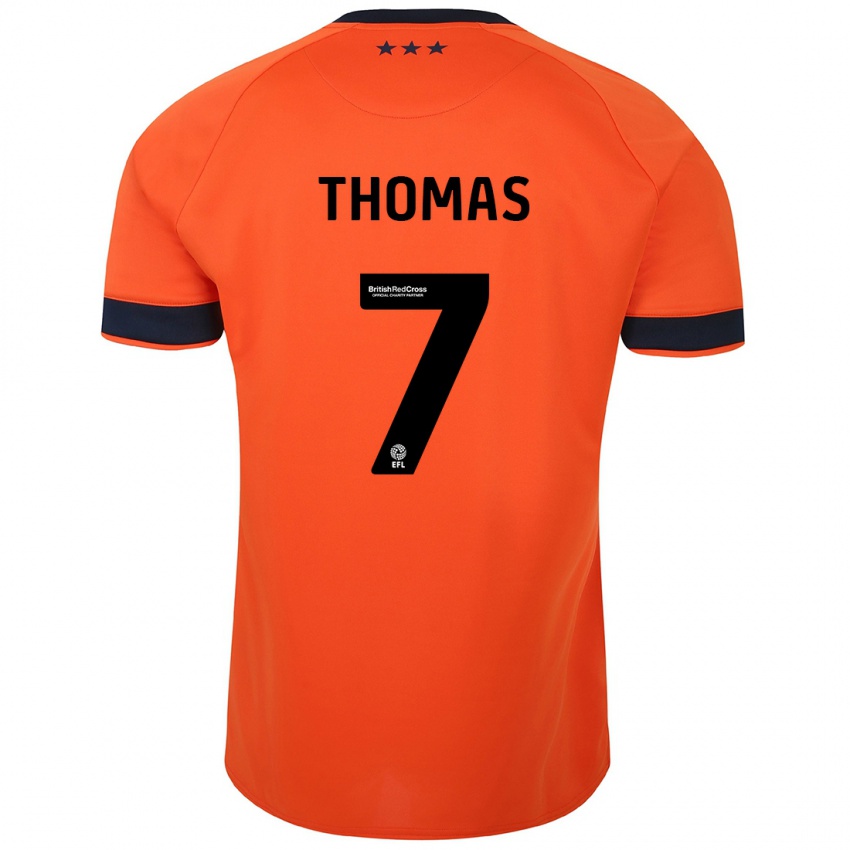 Kinderen Natasha Thomas #7 Oranje Uitshirt Uittenue 2023/24 T-Shirt België