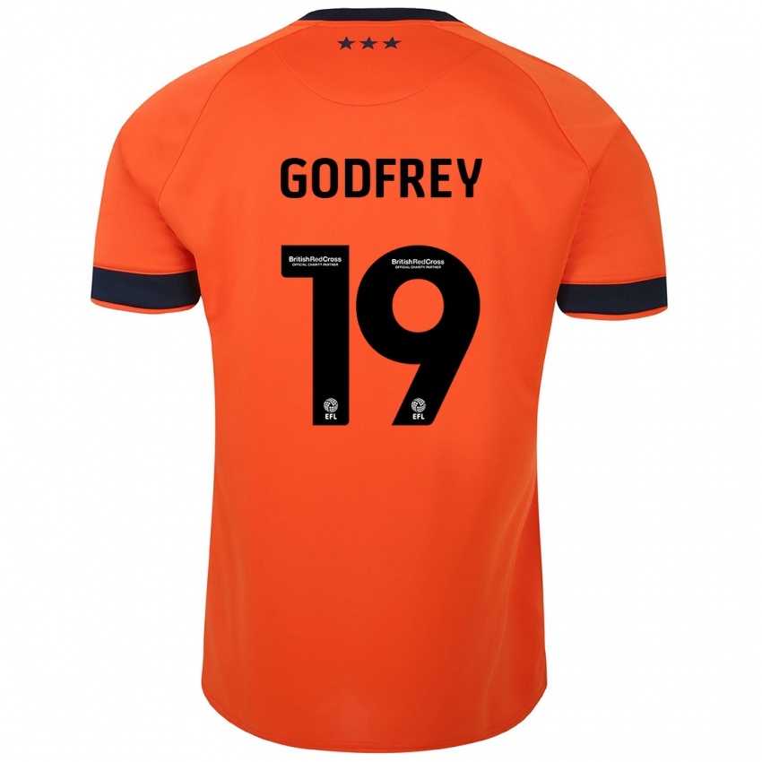 Kinderen Freya Godfrey #19 Oranje Uitshirt Uittenue 2023/24 T-Shirt België