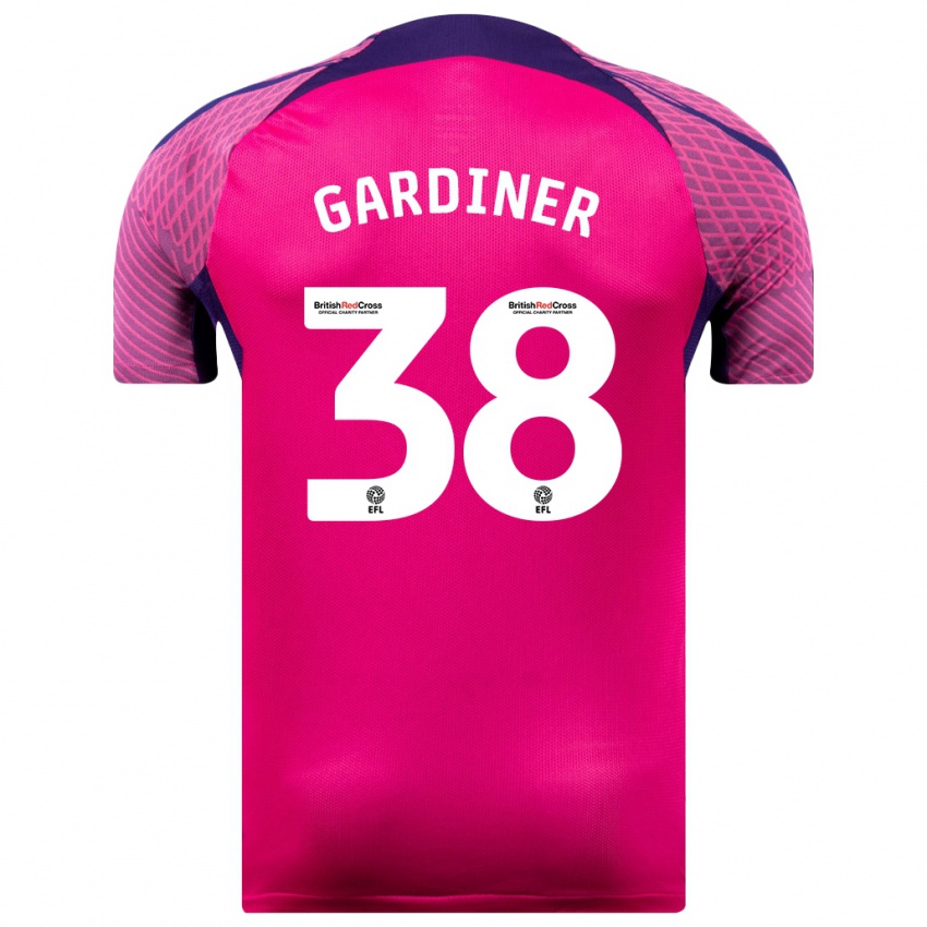 Kinderen Harry Gardiner #38 Paars Uitshirt Uittenue 2023/24 T-Shirt België