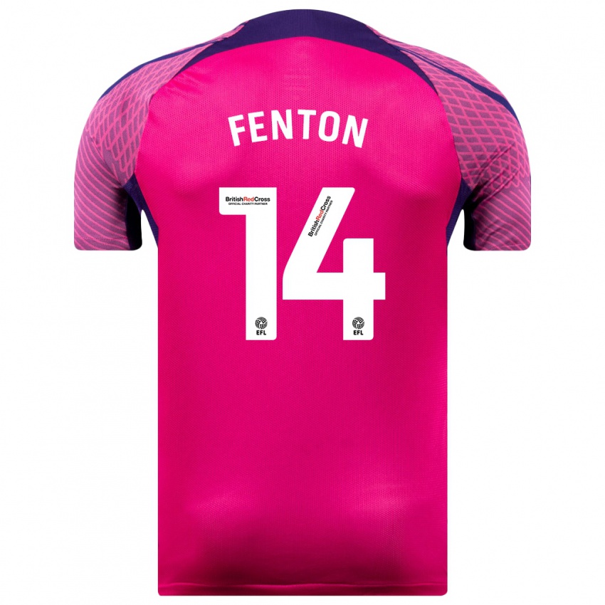 Kinderen Natasha Fenton #14 Paars Uitshirt Uittenue 2023/24 T-Shirt België