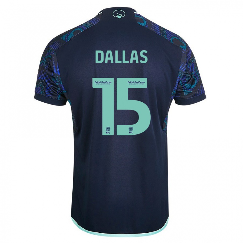 Enfant Maillot Stuart Dallas #15 Bleu Tenues Extérieur 2023/24 T-Shirt Belgique