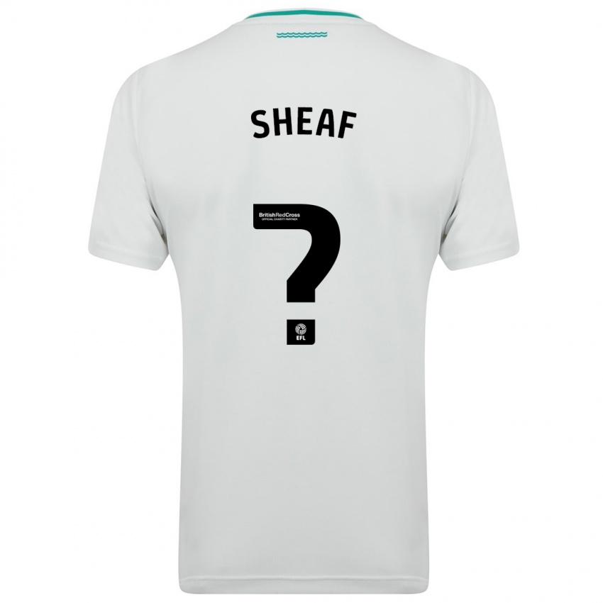 Kinderen Ben Sheaf #0 Wit Uitshirt Uittenue 2023/24 T-Shirt België