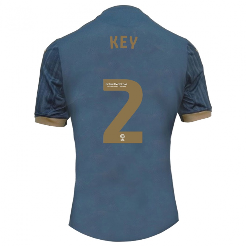 Kinderen Josh Key #2 Donkerblauw Uitshirt Uittenue 2023/24 T-Shirt België