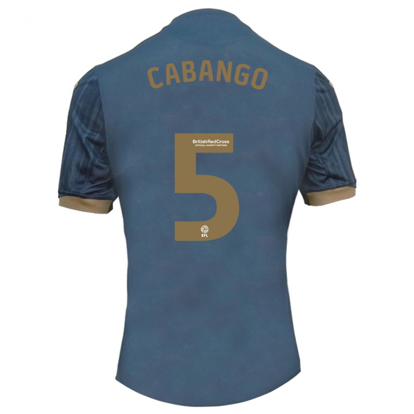 Kinderen Ben Cabango #5 Donkerblauw Uitshirt Uittenue 2023/24 T-Shirt België