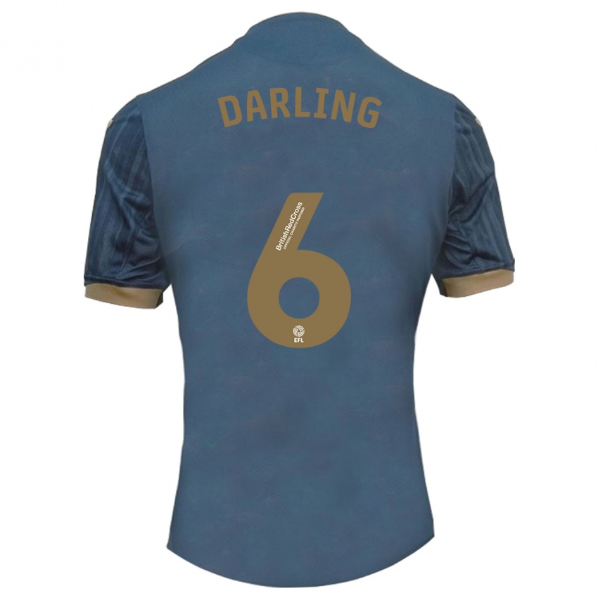 Kinderen Harry Darling #6 Donkerblauw Uitshirt Uittenue 2023/24 T-Shirt België