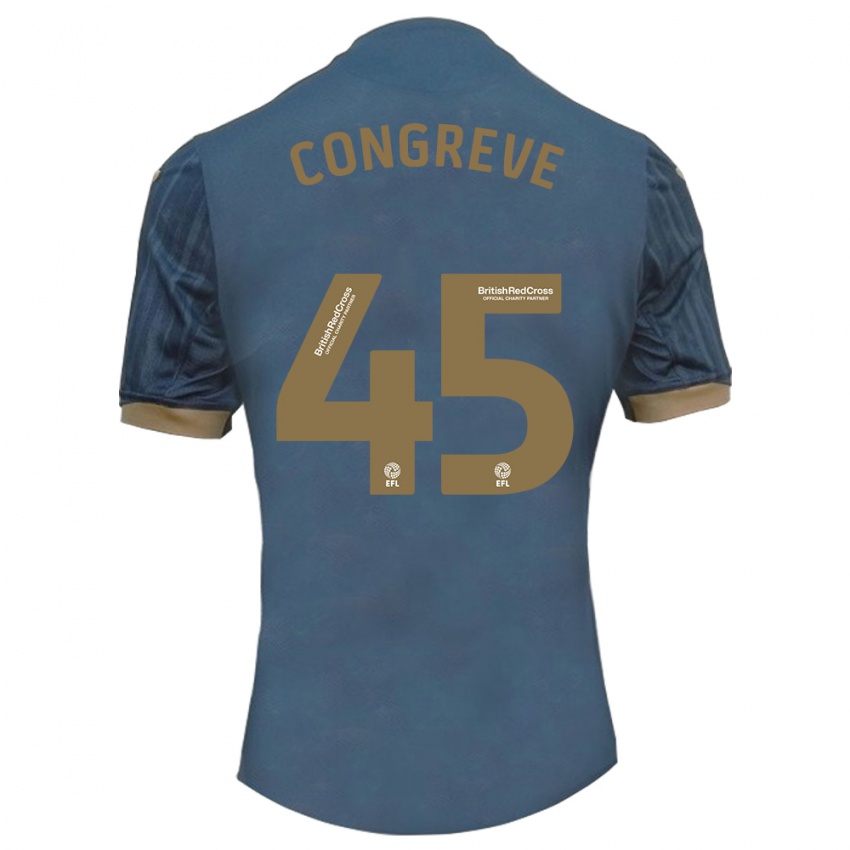 Kinderen Cameron Congreve #45 Donkerblauw Uitshirt Uittenue 2023/24 T-Shirt België