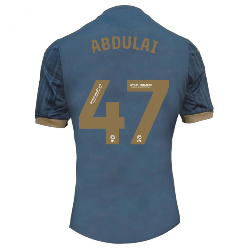 Kinderen Azeem Abdulai #47 Donkerblauw Uitshirt Uittenue 2023/24 T-Shirt België