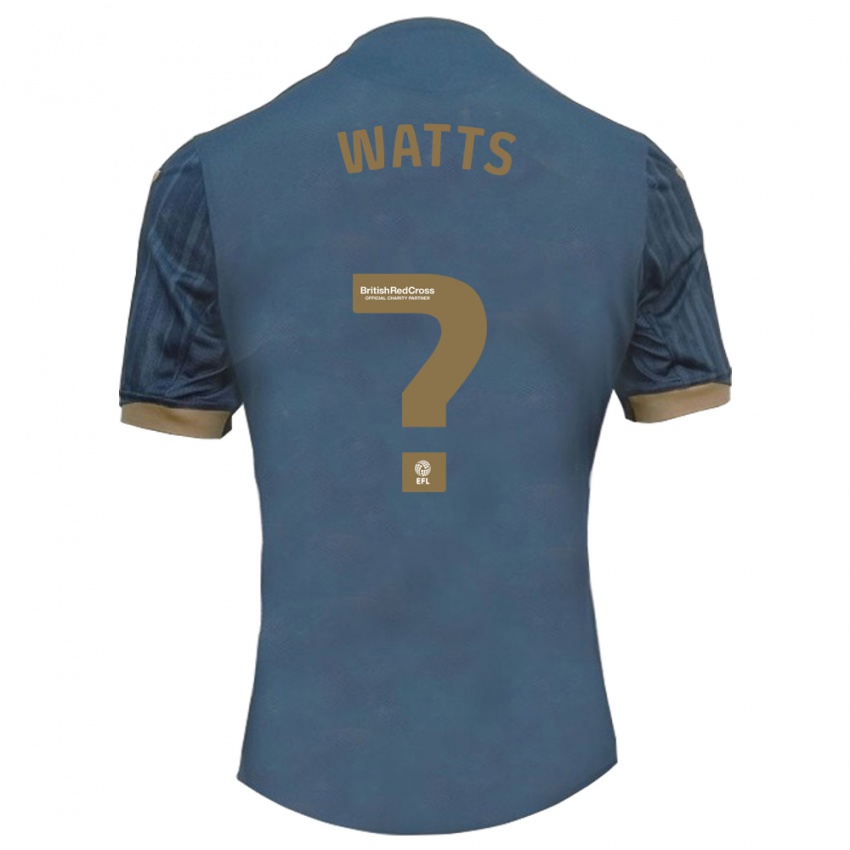 Kinderen Evan Watts #0 Donkerblauw Uitshirt Uittenue 2023/24 T-Shirt België