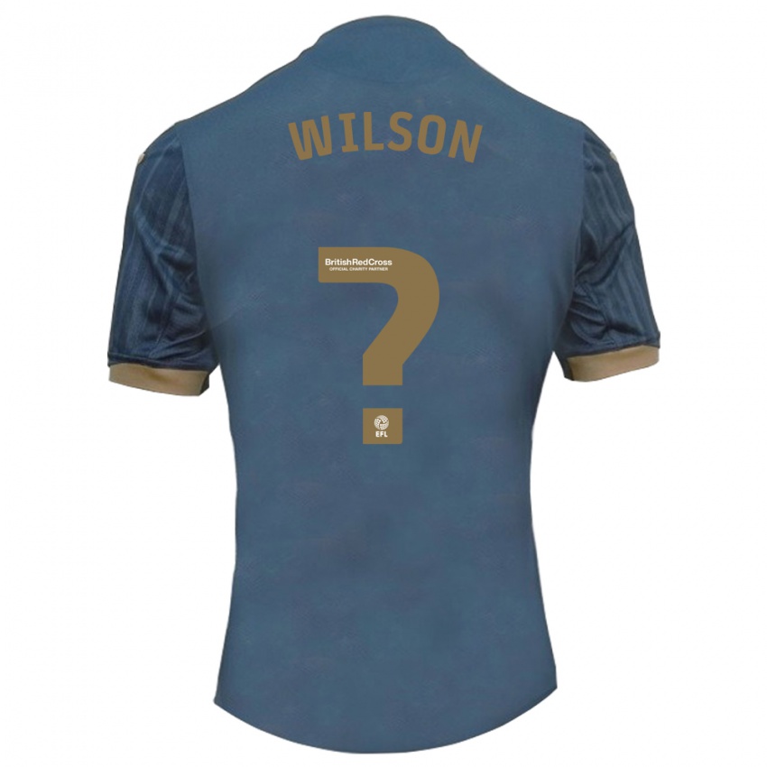 Kinderen Kyrell Wilson #0 Donkerblauw Uitshirt Uittenue 2023/24 T-Shirt België