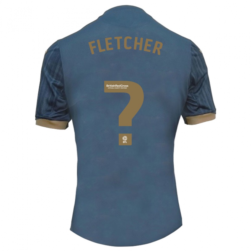 Kinderen Kristian Fletcher #0 Donkerblauw Uitshirt Uittenue 2023/24 T-Shirt België