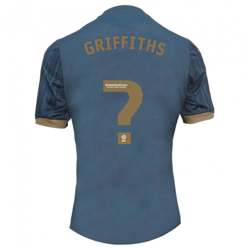 Kinderen Ewan Griffiths #0 Donkerblauw Uitshirt Uittenue 2023/24 T-Shirt België