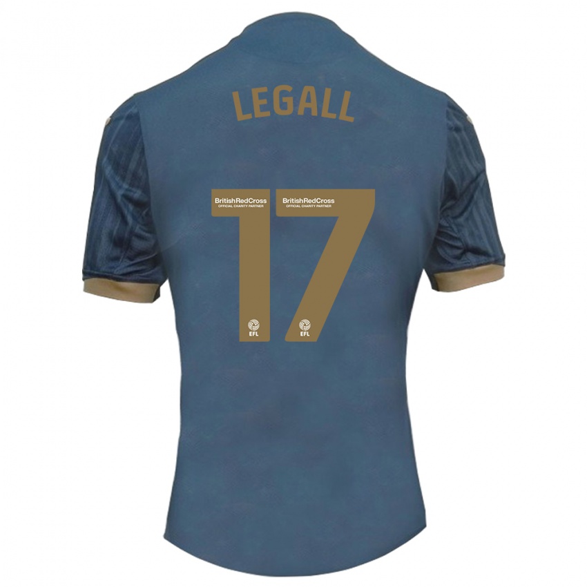 Kinderen Monet Legall #17 Donkerblauw Uitshirt Uittenue 2023/24 T-Shirt België