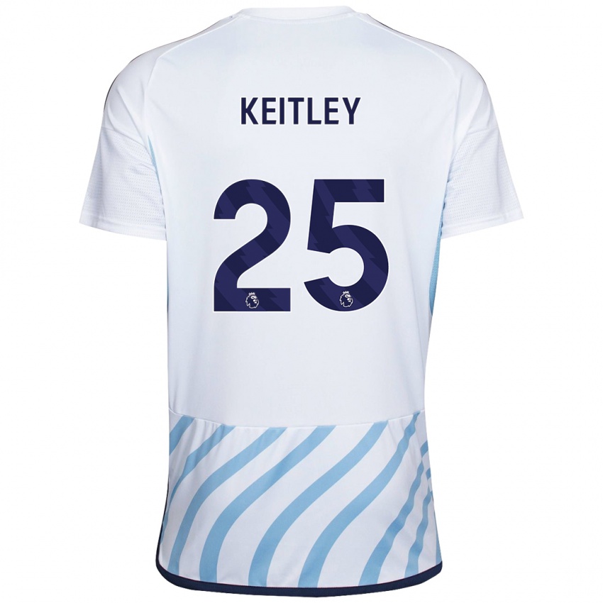 Kinderen Alice Keitley #25 Wit Blauw Uitshirt Uittenue 2023/24 T-Shirt België