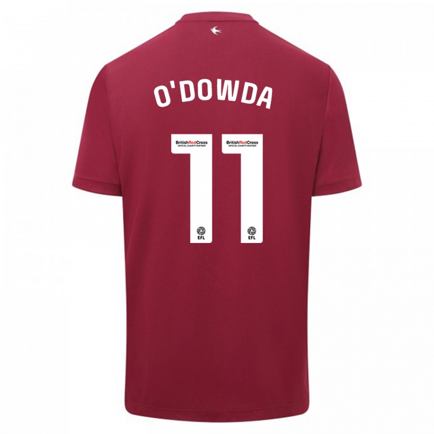 Kinderen Callum O'dowda #11 Rood Uitshirt Uittenue 2023/24 T-Shirt België