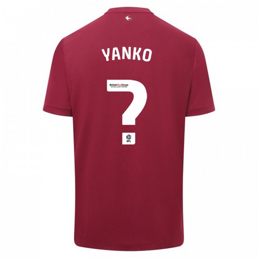 Kinderen Nativ Yanko #0 Rood Uitshirt Uittenue 2023/24 T-Shirt België