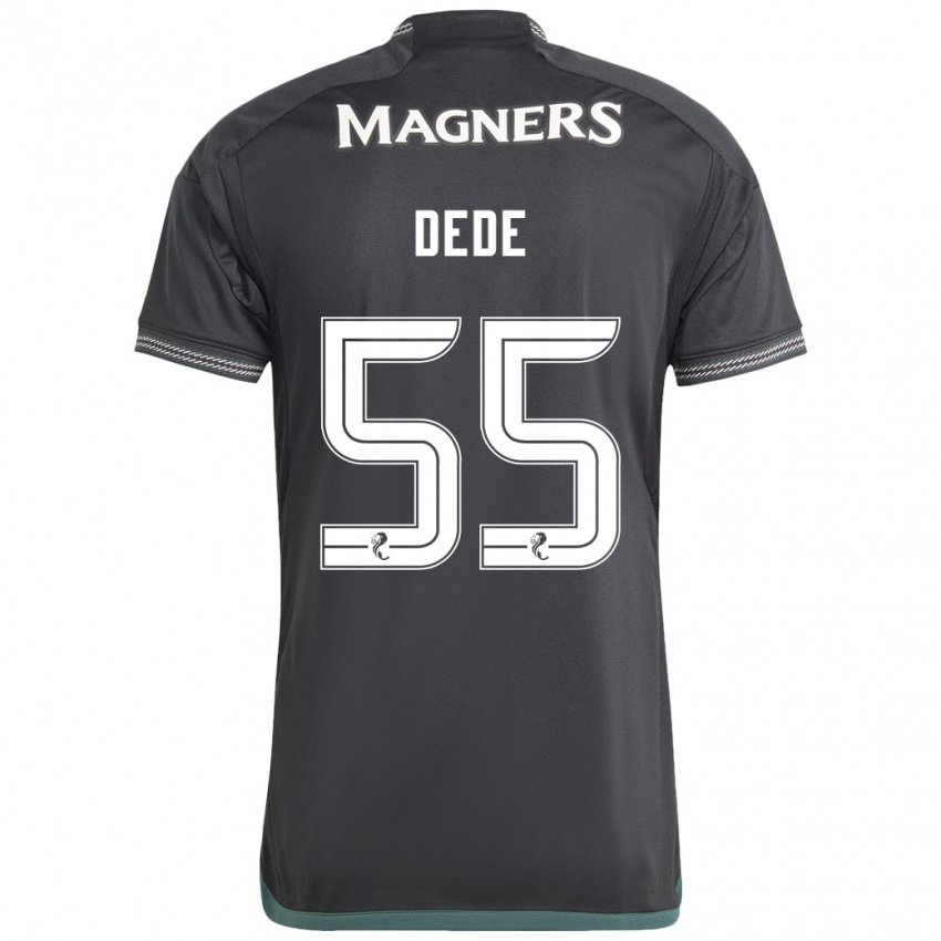 Kinderen Josh Dede #55 Zwart Uitshirt Uittenue 2023/24 T-Shirt België