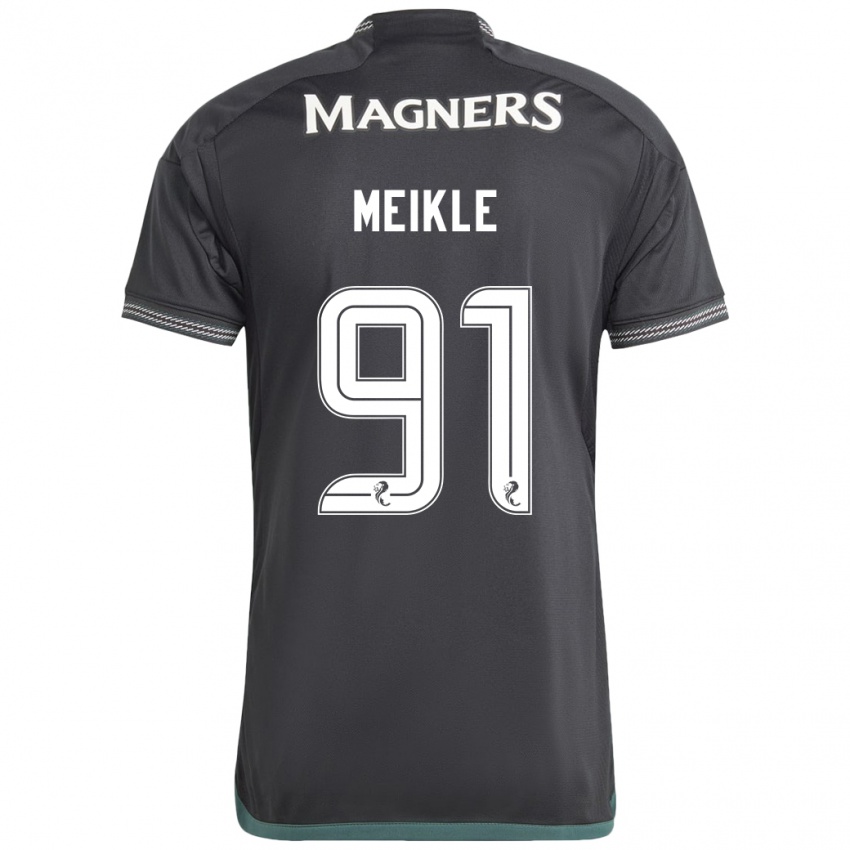 Kinderen Jamie Meikle #91 Zwart Uitshirt Uittenue 2023/24 T-Shirt België