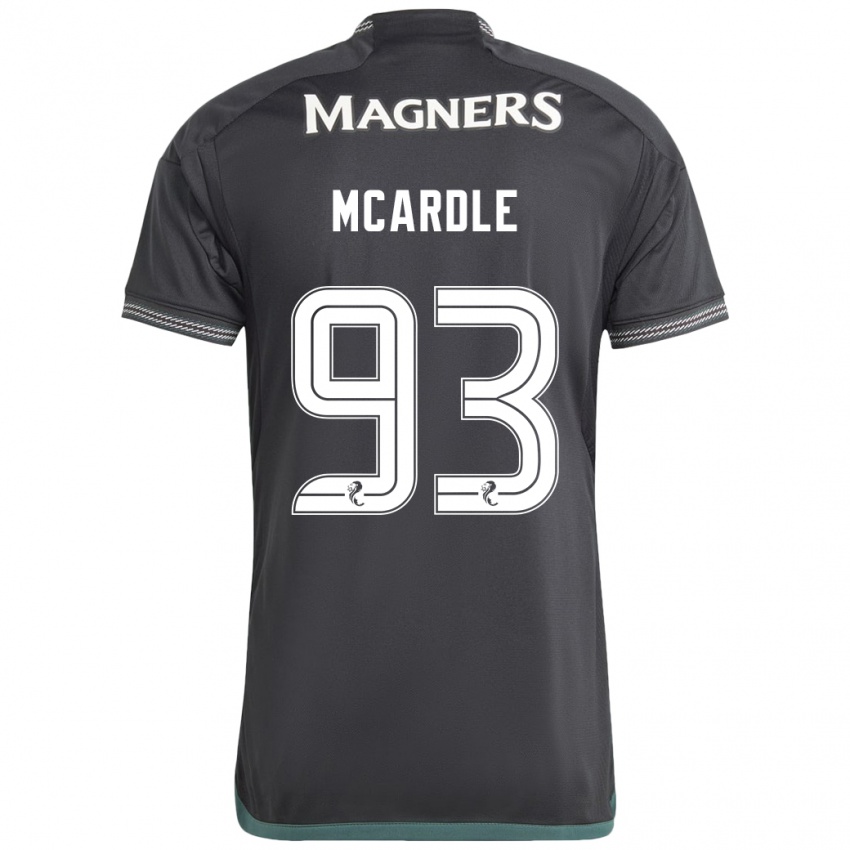 Kinderen Sean Mcardle #93 Zwart Uitshirt Uittenue 2023/24 T-Shirt België