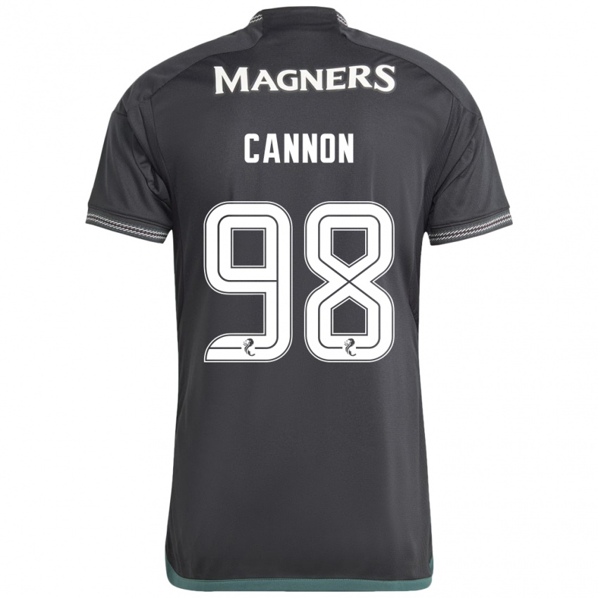 Kinderen Aidan Cannon #98 Zwart Uitshirt Uittenue 2023/24 T-Shirt België