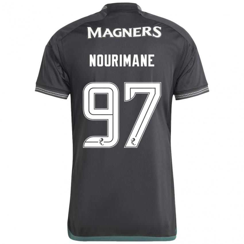 Kinderen Addi Nourimane #97 Zwart Uitshirt Uittenue 2023/24 T-Shirt België