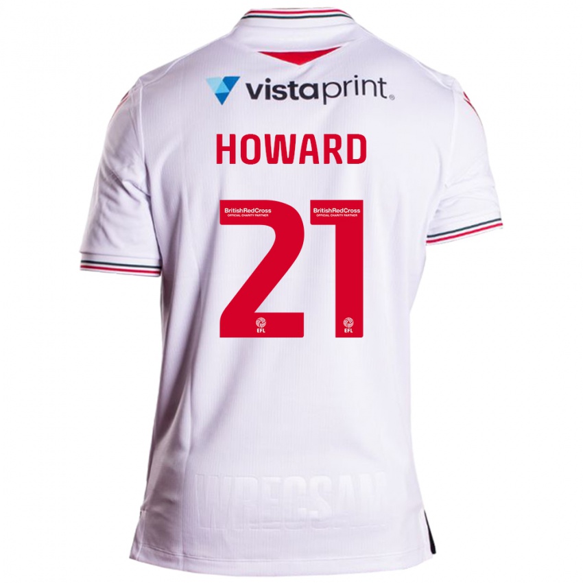 Kinderen Mark Howard #21 Wit Uitshirt Uittenue 2023/24 T-Shirt België