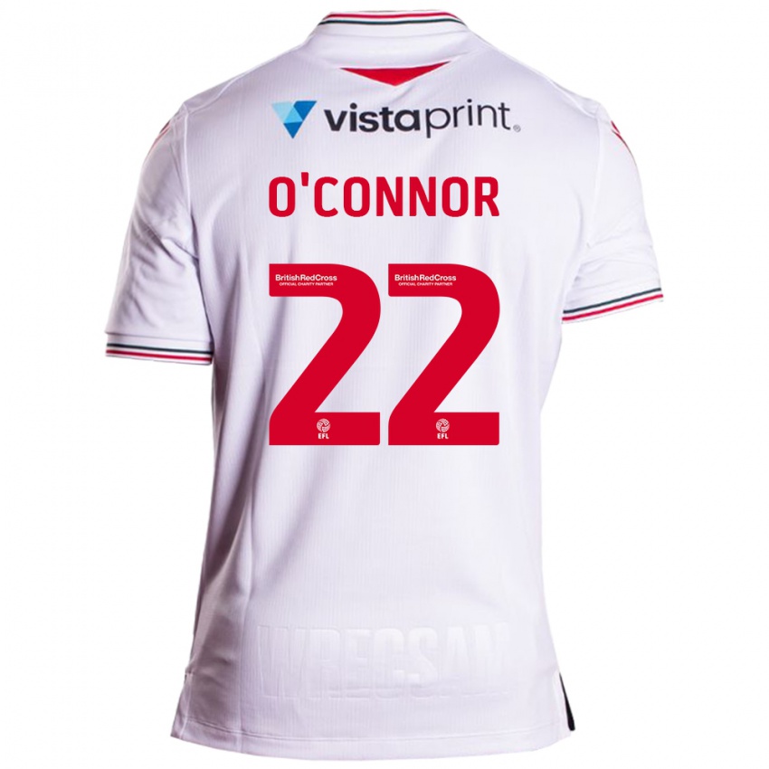 Kinderen Thomas O'connor #22 Wit Uitshirt Uittenue 2023/24 T-Shirt België