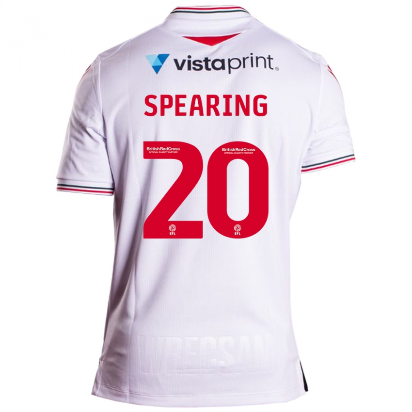 Kinderen Natasha Spearing #20 Wit Uitshirt Uittenue 2023/24 T-Shirt België