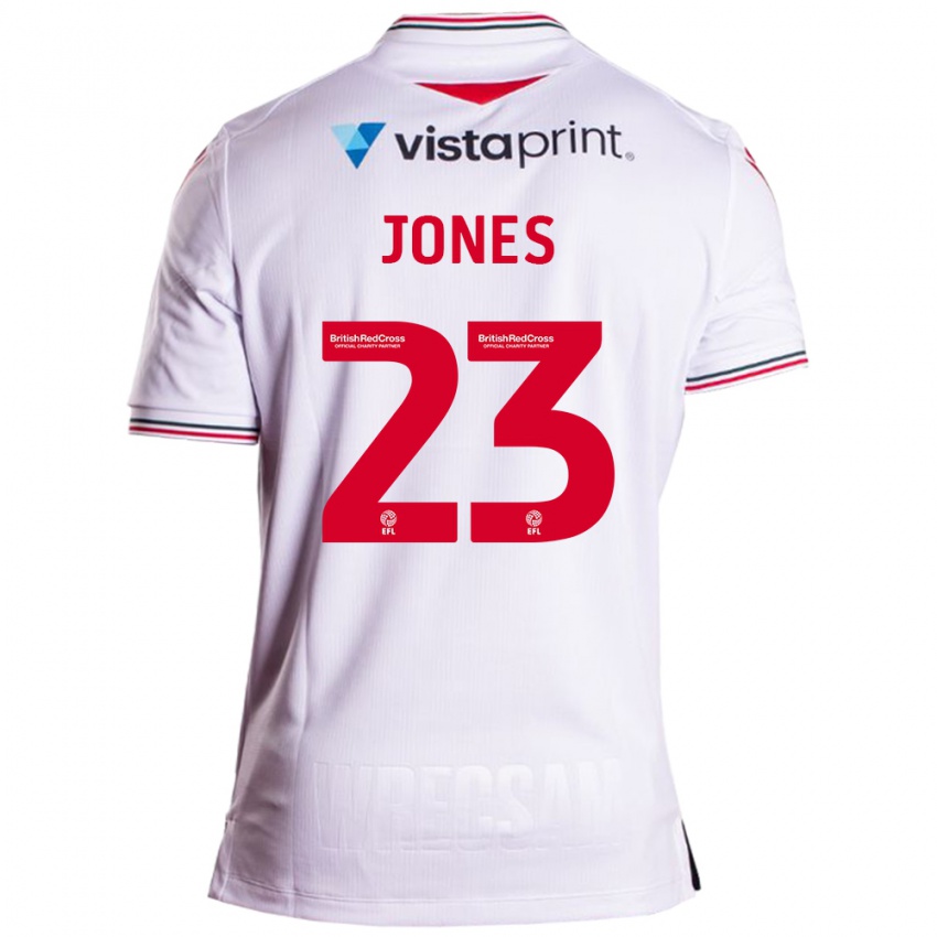 Kinderen Ruby Jones #23 Wit Uitshirt Uittenue 2023/24 T-Shirt België