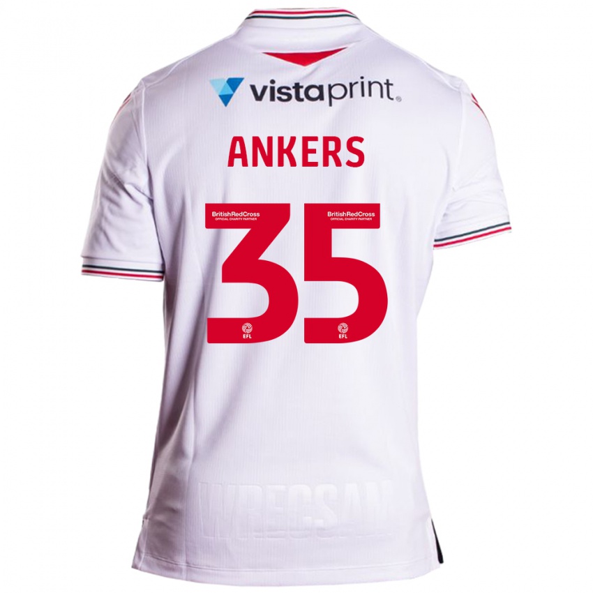 Kinderen Chloe Ankers #35 Wit Uitshirt Uittenue 2023/24 T-Shirt België