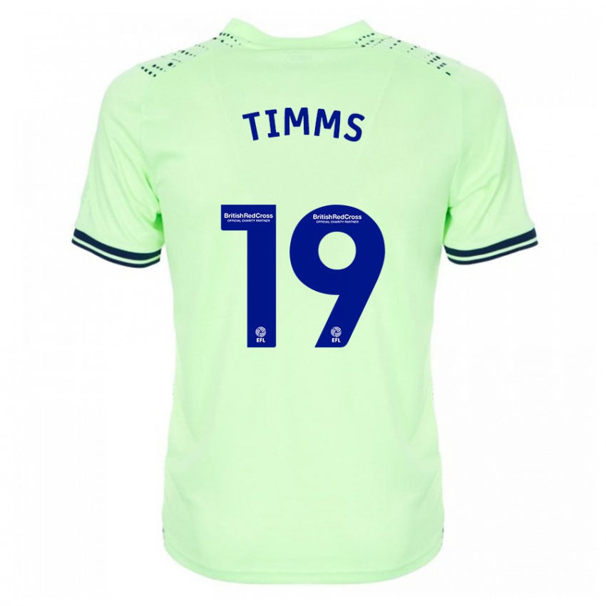 Kinderen Maria Timms #19 Marine Uitshirt Uittenue 2023/24 T-Shirt België