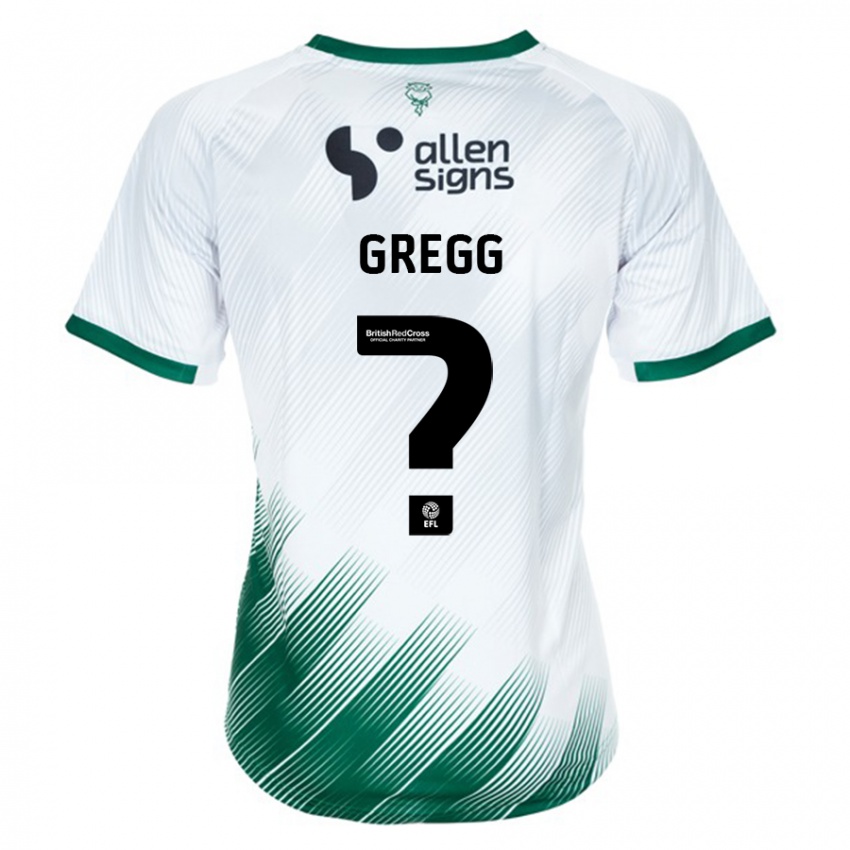 Kinderen Morgan Worsfold-Gregg #0 Wit Uitshirt Uittenue 2023/24 T-Shirt België