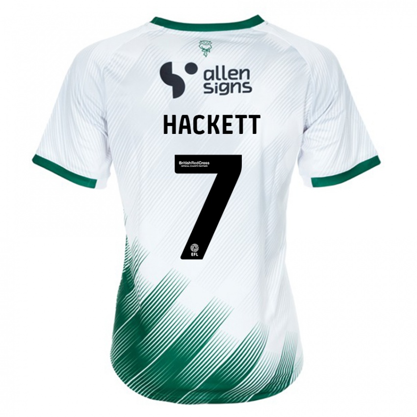 Kinderen Reeco Hackett #7 Wit Uitshirt Uittenue 2023/24 T-Shirt België