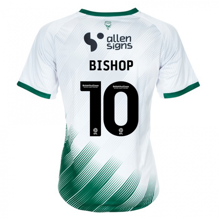 Kinderen Teddy Bishop #10 Wit Uitshirt Uittenue 2023/24 T-Shirt België