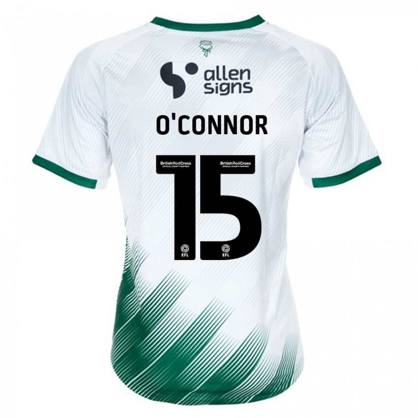 Kinderen Paudie O'connor #15 Wit Uitshirt Uittenue 2023/24 T-Shirt België