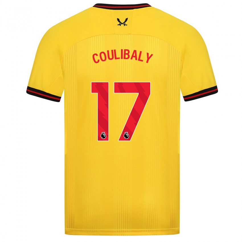 Kinderen Ismaila Coulibaly #17 Geel Uitshirt Uittenue 2023/24 T-Shirt België