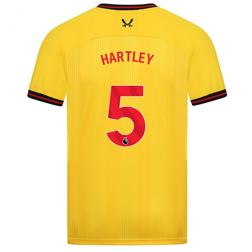 Kinderen Naomi Hartley #5 Geel Uitshirt Uittenue 2023/24 T-Shirt België