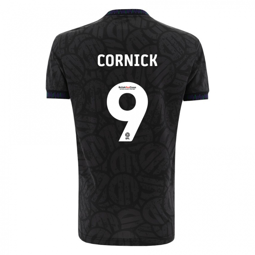 Kinderen Harry Cornick #9 Zwart Uitshirt Uittenue 2023/24 T-Shirt België