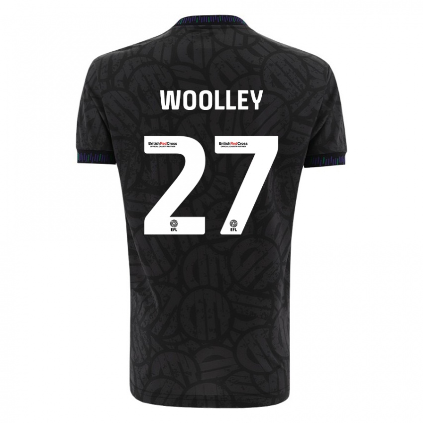 Kinderen Jesse Woolley #27 Zwart Uitshirt Uittenue 2023/24 T-Shirt België