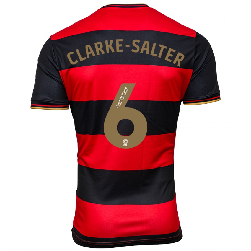 Kinderen Jake Clarke-Salter #6 Zwart Rood Uitshirt Uittenue 2023/24 T-Shirt België