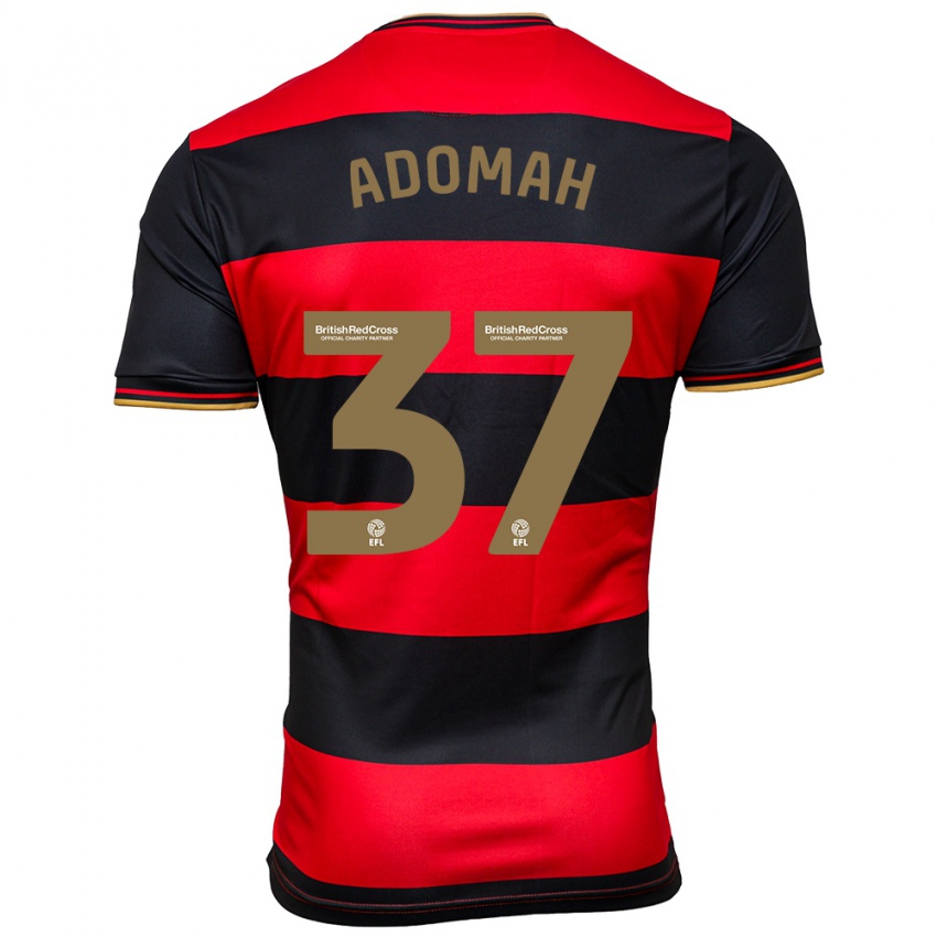 Kinderen Albert Adomah #37 Zwart Rood Uitshirt Uittenue 2023/24 T-Shirt België