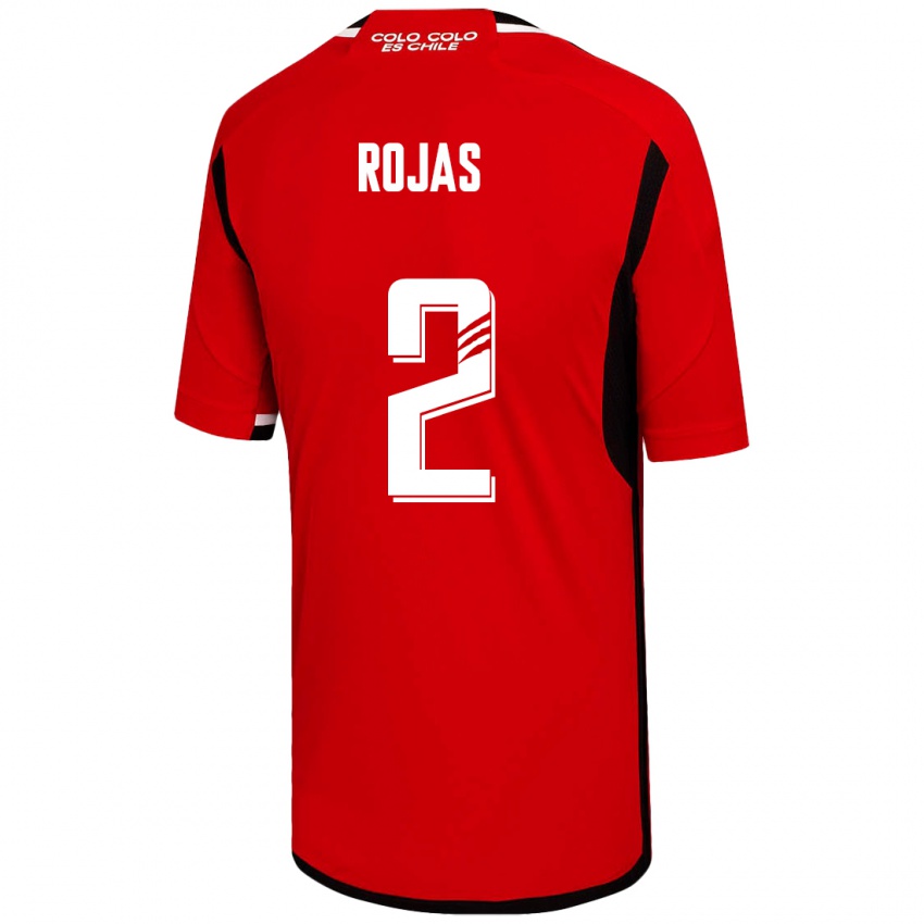 Enfant Maillot Jeyson Rojas #2 Rouge Tenues Extérieur 2023/24 T-Shirt Belgique