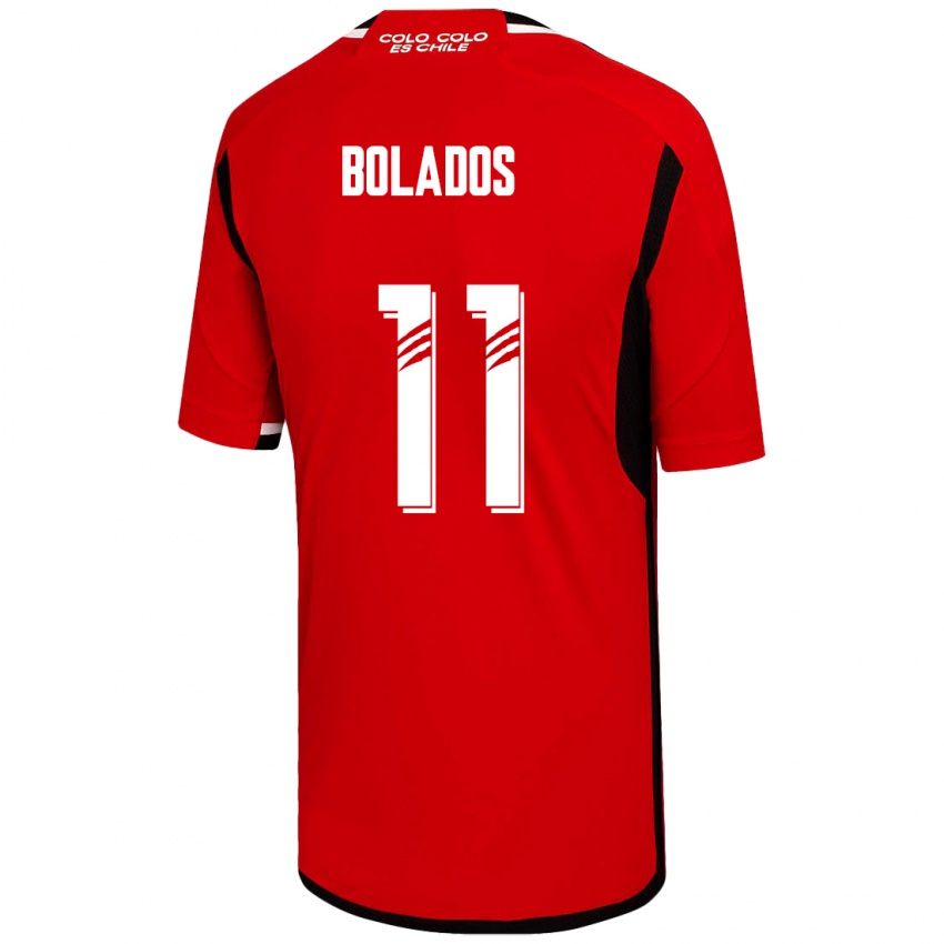 Kinderen Marcos Bolados #11 Rood Uitshirt Uittenue 2023/24 T-Shirt België
