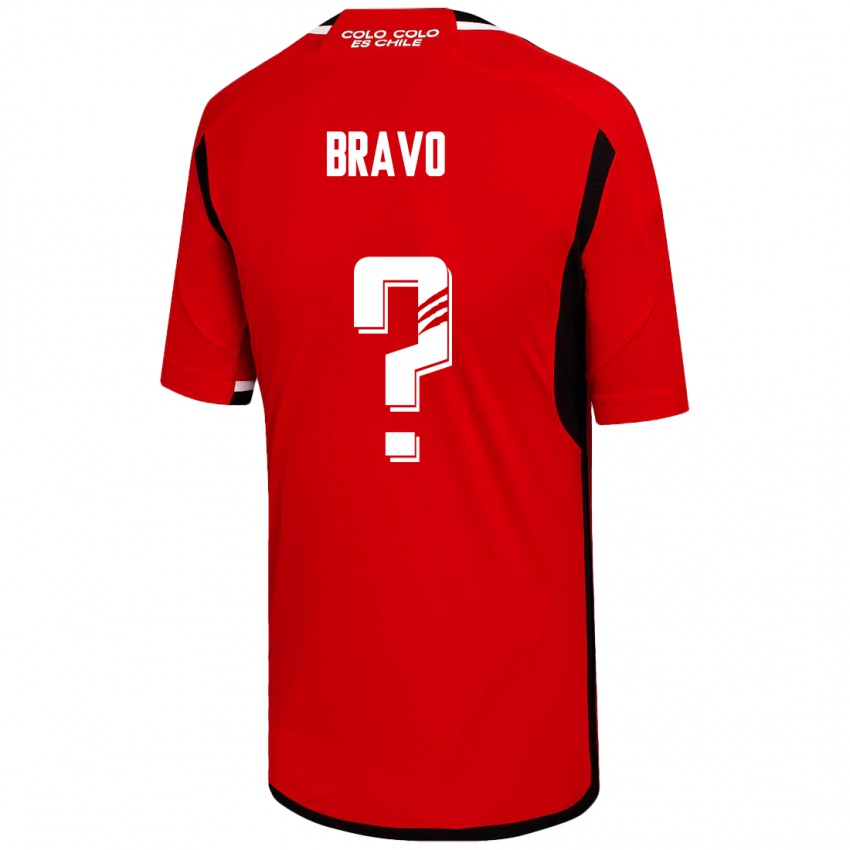 Kinderen Santiago Bravo #0 Rood Uitshirt Uittenue 2023/24 T-Shirt België