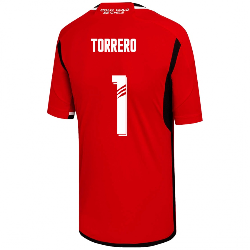 Kinderen Ryann Torrero #1 Rood Uitshirt Uittenue 2023/24 T-Shirt België