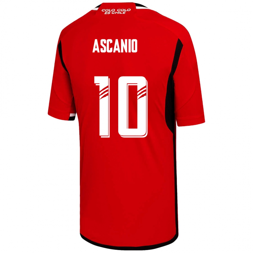 Kinderen Yusmery Ascanio #10 Rood Uitshirt Uittenue 2023/24 T-Shirt België